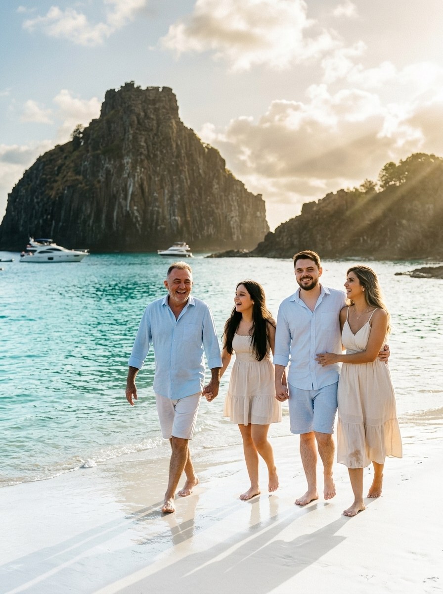 Viagem em Família em fotografia premium